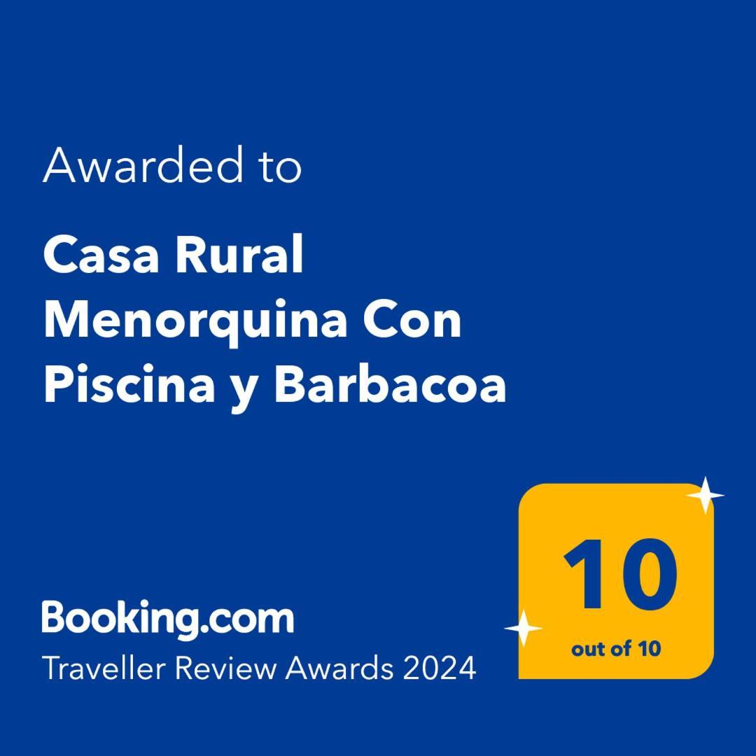 Casa Rural Menorquina Con Piscina Y Barbacoa Sant Climent Exteriör bild
