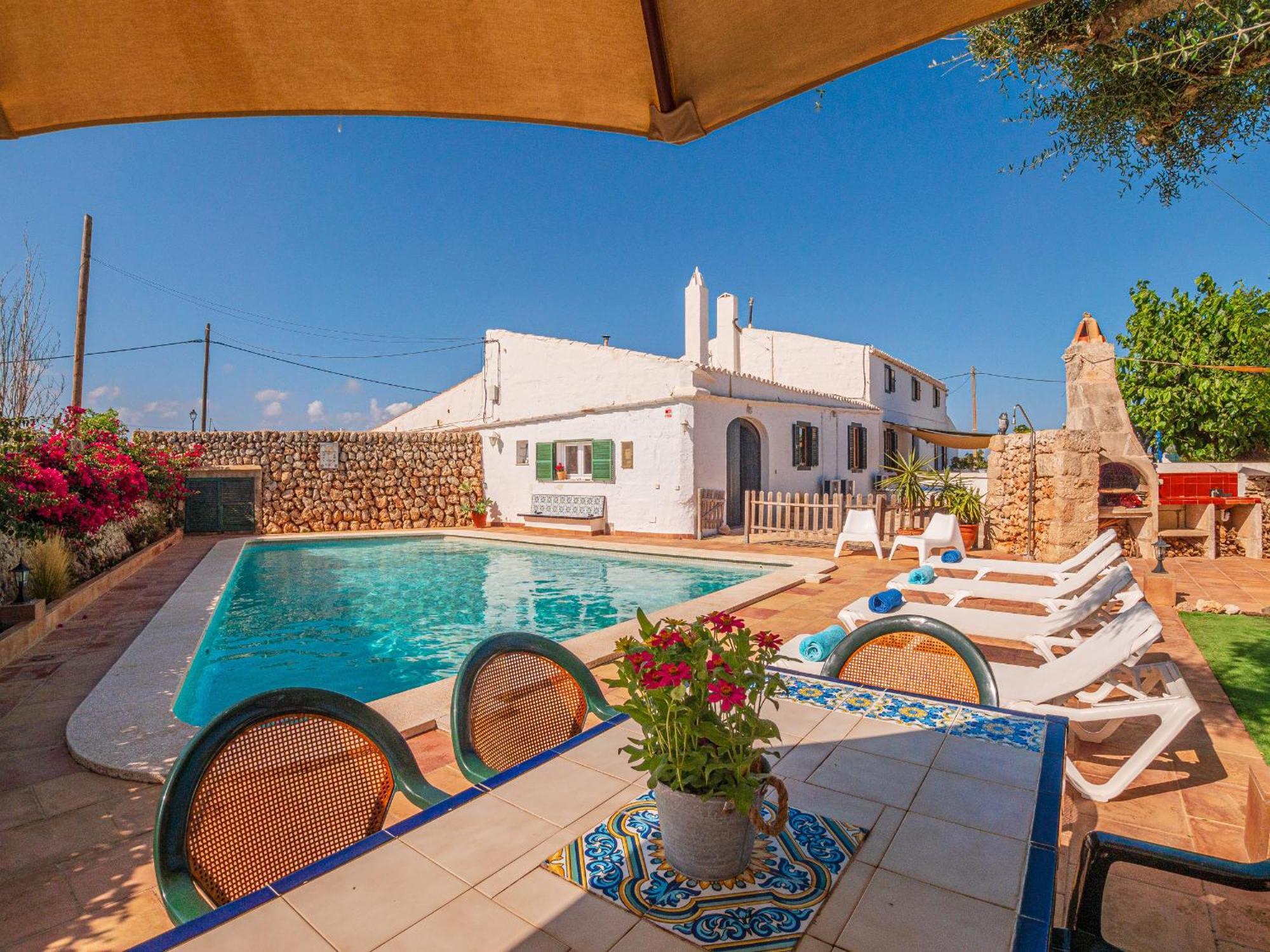 Casa Rural Menorquina Con Piscina Y Barbacoa Sant Climent Exteriör bild
