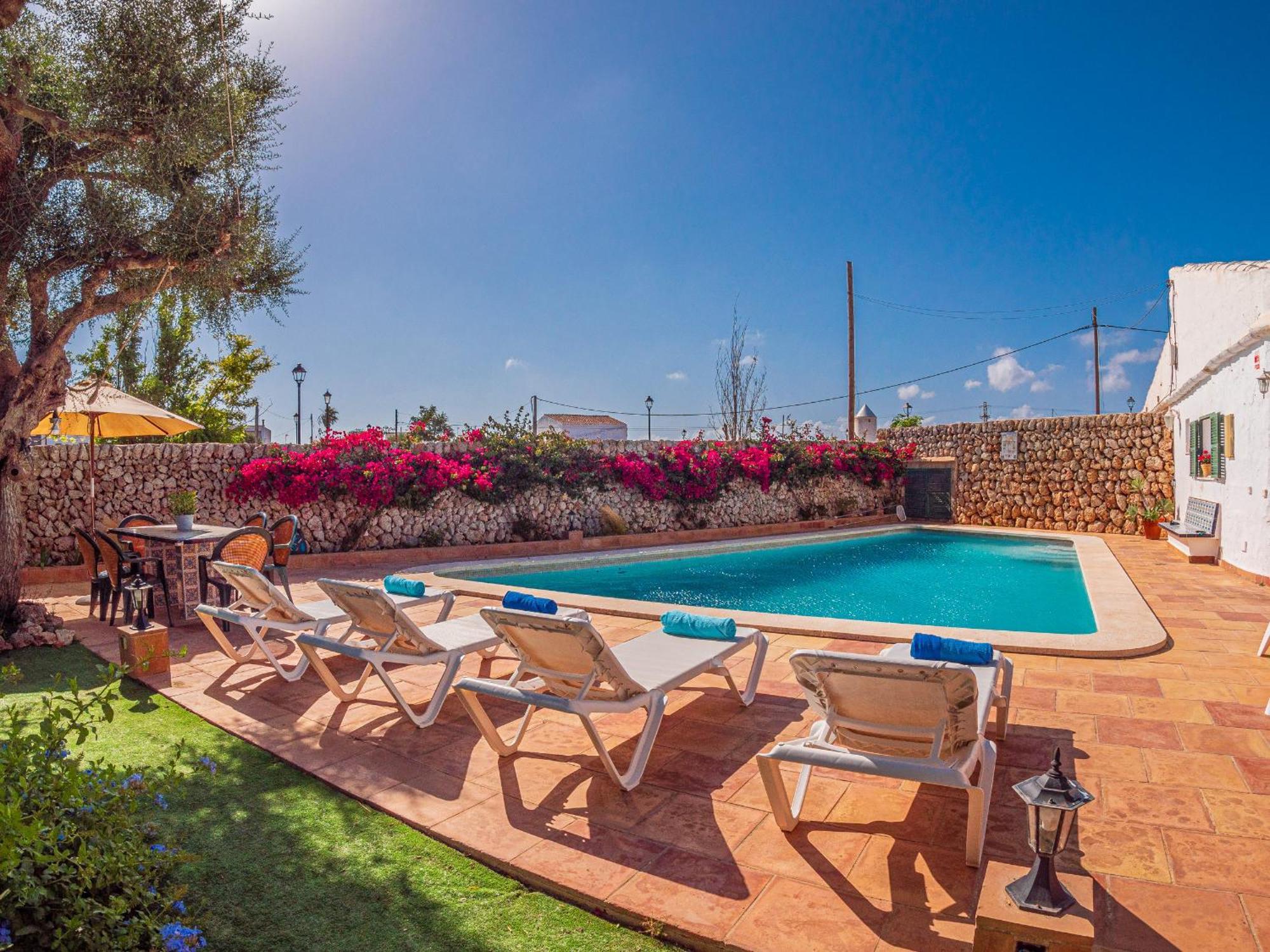 Casa Rural Menorquina Con Piscina Y Barbacoa Sant Climent Exteriör bild